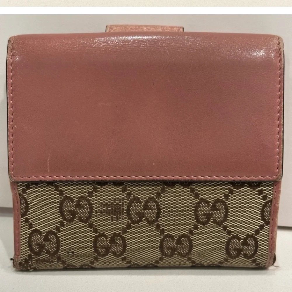 Gucci Wallet more life left  Vintage . Cards money id holder heart icon luxury - Picture 4 of 14